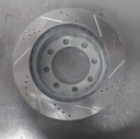 Disco delantero izquierdo perforado ventilado para Ford Excursion 2003