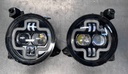 Luces Delanteras LED 9" con DRL (Figura en Cruz) Jeep Wrangler JL 2018-2019