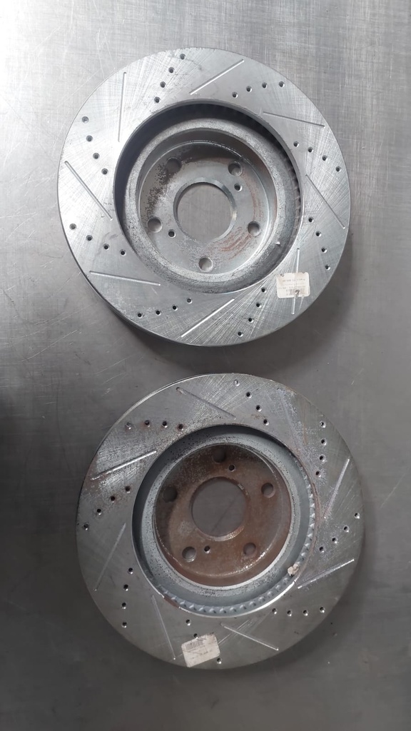 Disco delantero perforado ventilado para Toyota Camry 2006-2012