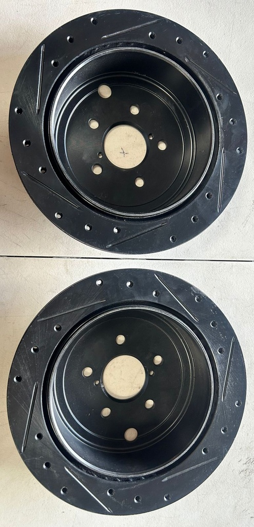 Disco trasero perforado ventilado para Subaru BRZ/Legacy/Outback 2010-2022