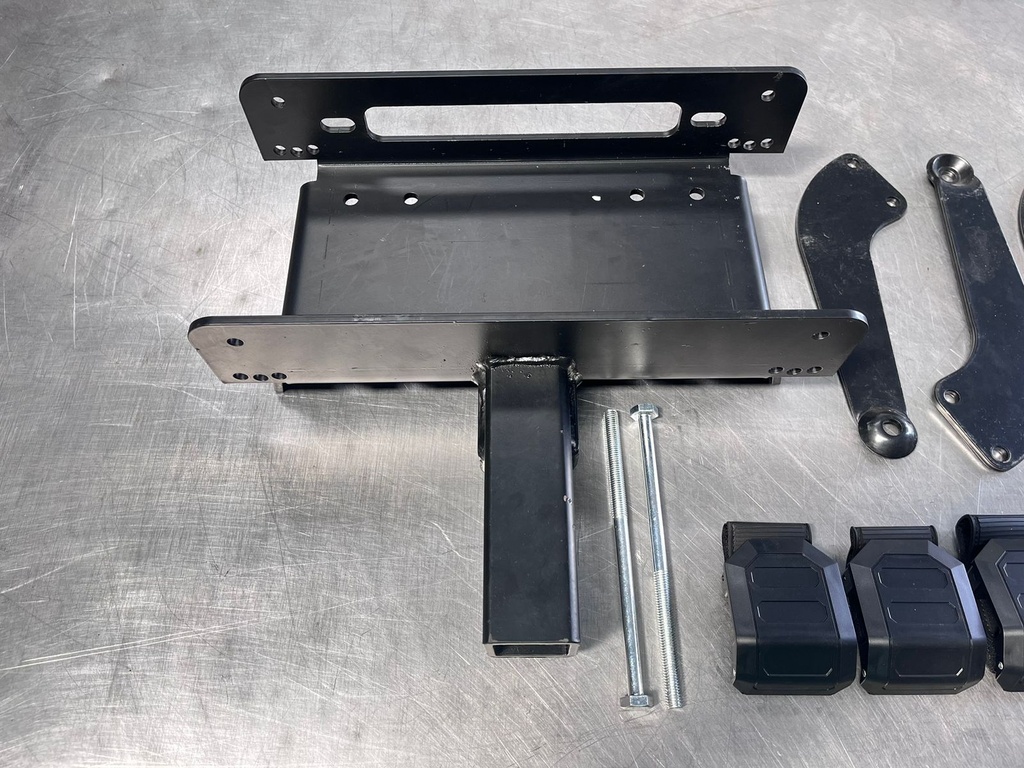 Placa Universal de pegadero 2" para Montaje de Winch capadidad 1500lbs
