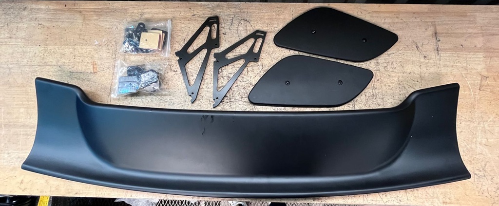 Spoiler Estilo GT Universal Negro Matte (145 cm) Ajustable