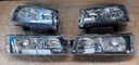 Juego de Luces Delanteras (carcasa negra reflector) Chevrolet Silverado 1500 / 2500 / 3500 2003-2007.