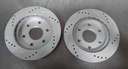 Discos delanteros ventilados perfdorados para Nissan Armada/Pathfinder/Titan 2004-2005
