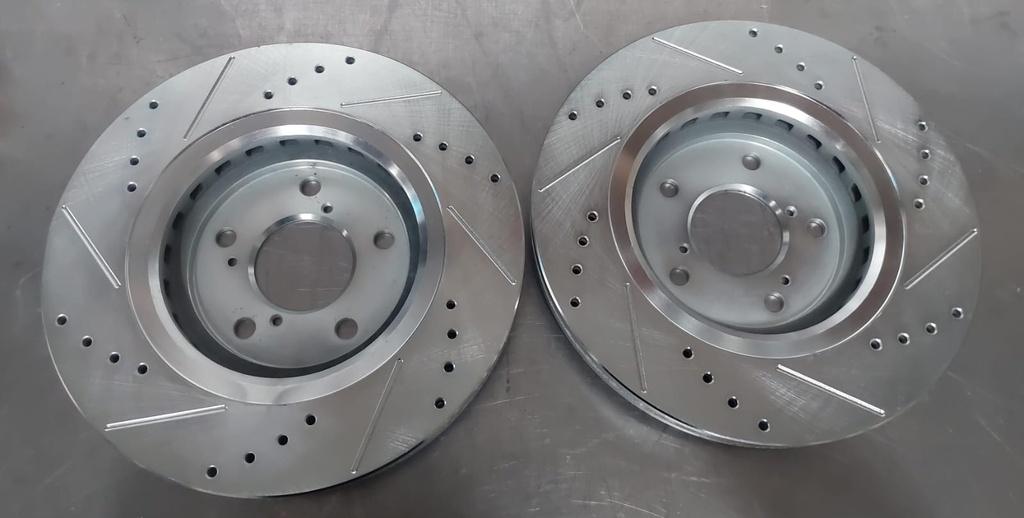Discos delanteros perforados ventilados para Honda Passport/Odyssey/Ridgeline/Pilot 2020-2023