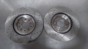 Discos delanteros perforados ventilados para Jeep Wrangler 2018-2022