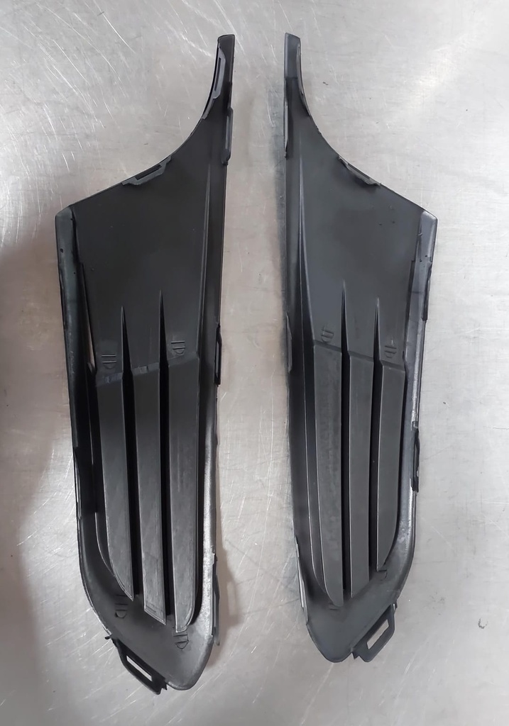 Juego de 2 cubiertas para parrilla del parachoques delantero para Volkswagen Jetta 2011-2014