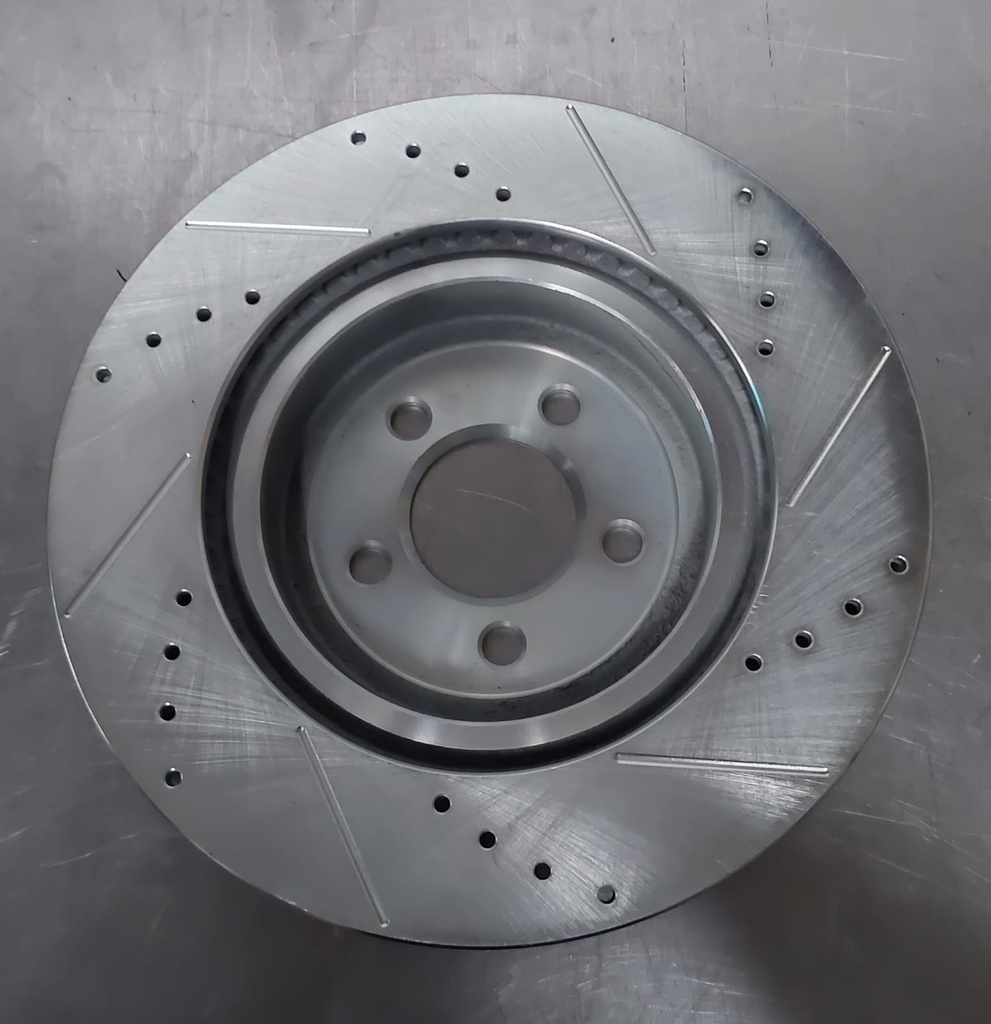 Disco delantero izquierdo perforado ventilado para Dodge Challenger GT/Charger/Magnum 2012-2022