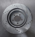 Disco delantero izquierdo perforado ventilado para Dodge Challenger GT/Charger/Magnum 2012-2022