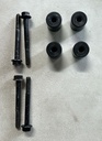 Soportes para Halogenos y barra Led en capo para Jeep Gladiador JL JT 2020 al 2023