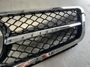 Parrilla (AMG Style-Chrome Black) para Mercedes Benz W204 Clase C / C250 / C300 / C350 2008-2014.