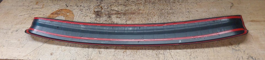 Protector de parachoques trasero para Nissan Rogue 2014-2017