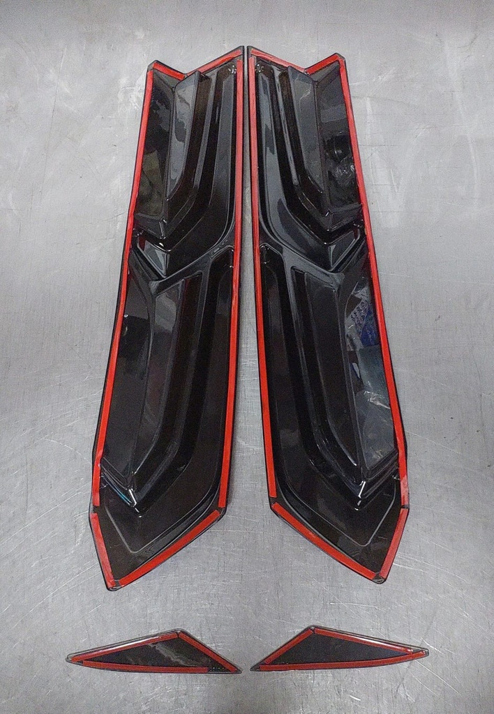 Cubiertas ahumadas para luces traseras de Chevrolet Corvette C8 Z06 2020-2022
