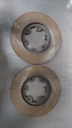 Discos de freno delanteros ventilados solidos para Nissan Frontier / Pathfinder 1995-2008