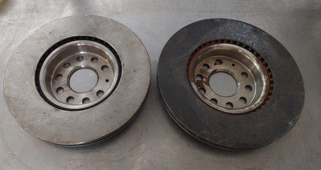 Discos delanteros ventilados solidos para Audi A3 2003-2016 diametro: 300mm