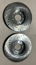 Discos traseros perforados para Jeep Cherokee 2014-2018 diametro: 280mm