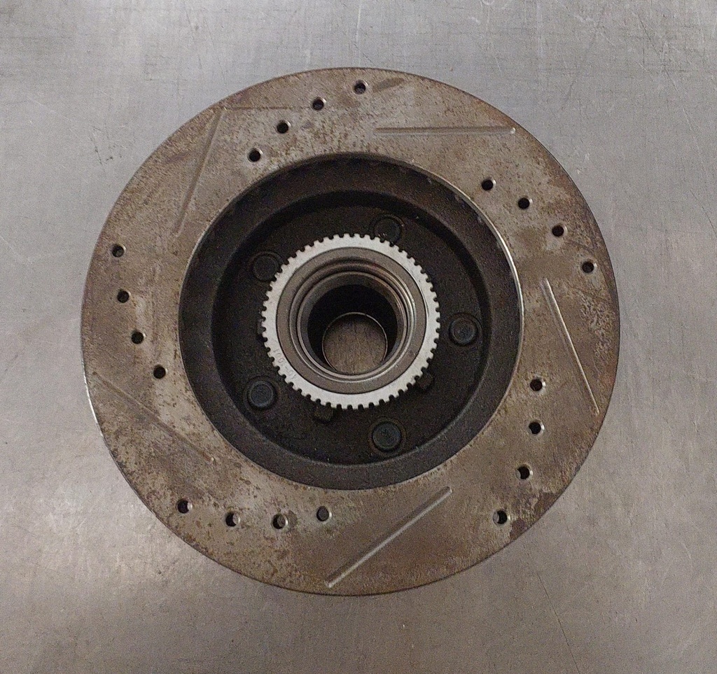 Disco delantero derecho ventilado perforado para Chevrolet Blazer / S10 Blazer / GMC Jimmy / Sonoma / Isuzu Hombre 1995-1999