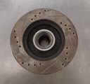 Disco delantero derecho ventilado perforado para Chevrolet Blazer / S10 Blazer / GMC Jimmy / Sonoma / Isuzu Hombre 1995-1999