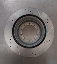 Disco trasero izquierdo ventilado perforado para RAM 4500 / RAM 5500 2013-2024