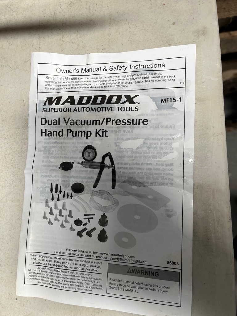 Bomba de vacío y presión 2 en 1