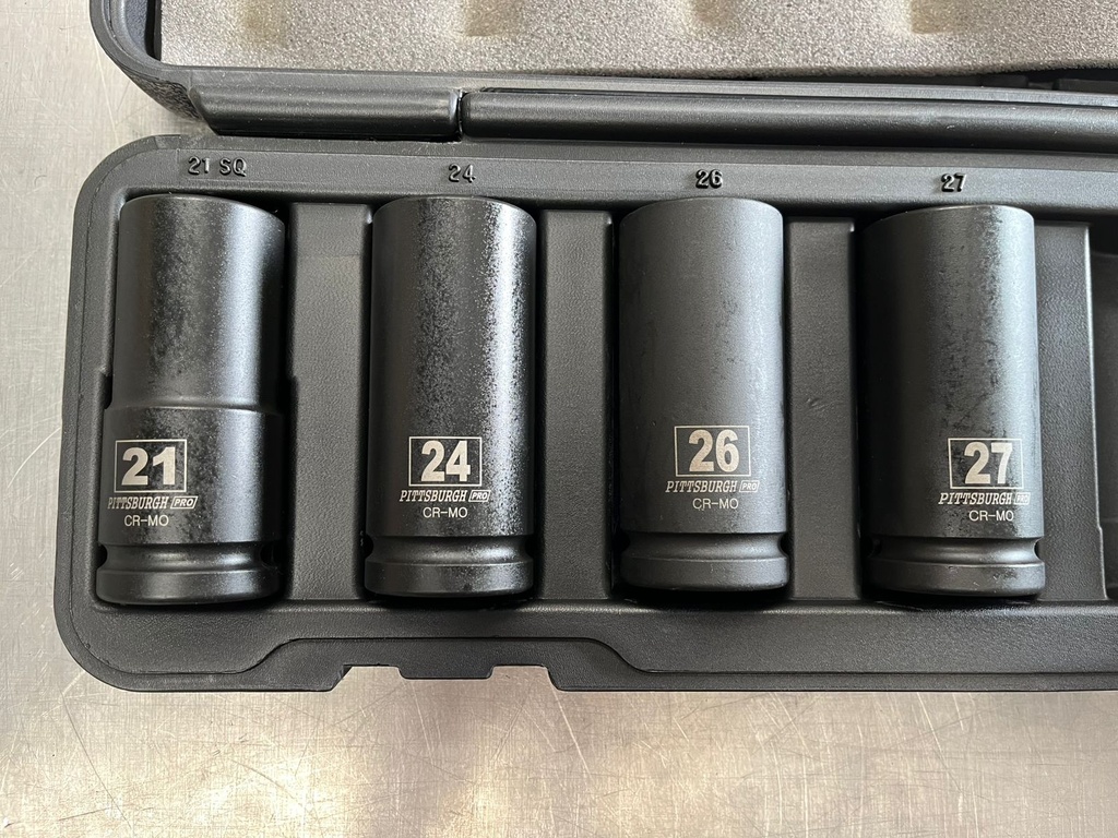 Set de 7 cubos de impacto de 3/4".