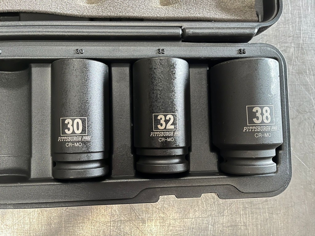 Set de 7 cubos de impacto de 3/4".