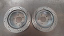 Discos traseros ventilados perforados para Nissan 350Z / Rogue / Juke / X-Trail 2008-2020