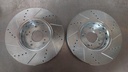 Discos delanteros ventilados perforados para Acura RDX / ILX 2013-2022