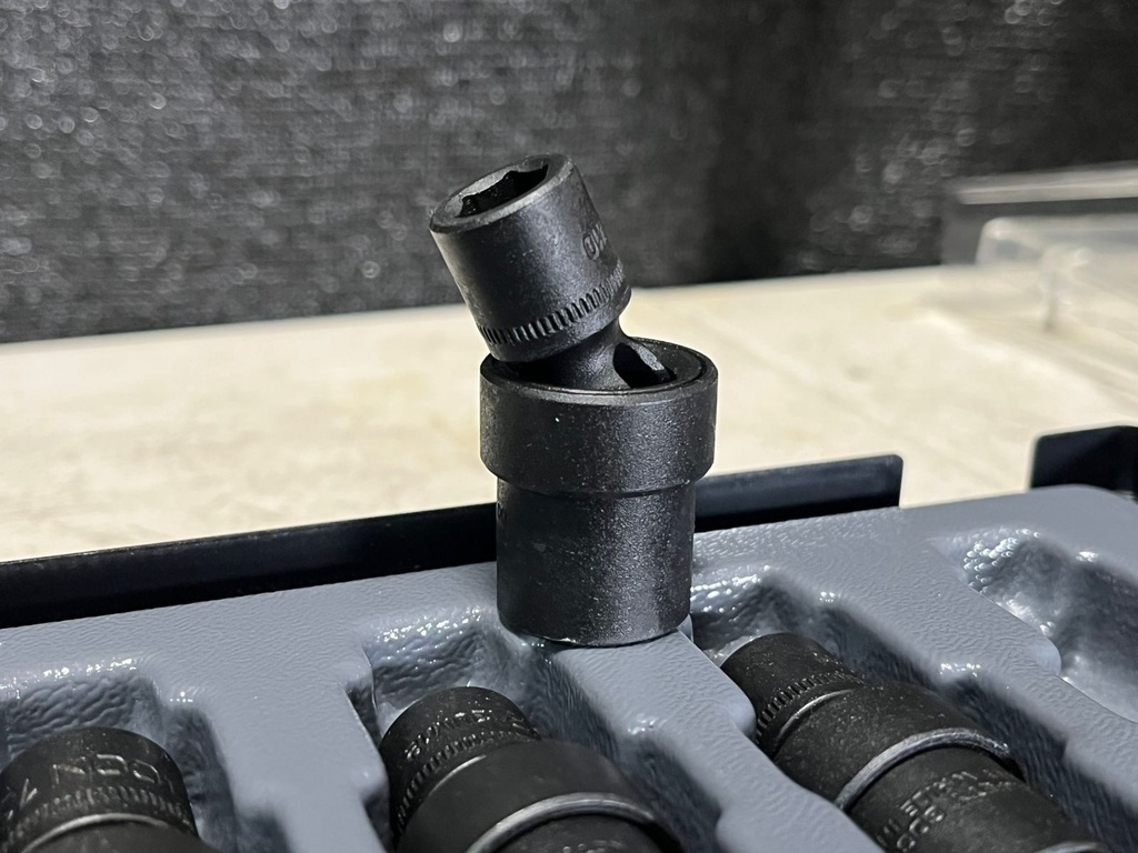 Set de cubos giratorios de impacto de 3/8". (9 PIEZAS)
