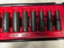 Set de cubos de impacto profundos de 3/8". (12 PIEZAS)