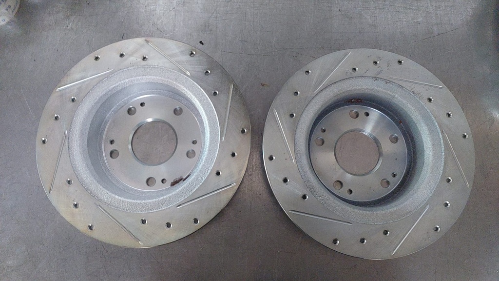 Disco traseros perforados solidos para Honda Accord 2008-2017  282mm