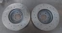 Discos delanteros ventilados perforados para Mercedes Benz C300 / C350 / E250 / E350 / E400 2008-2017