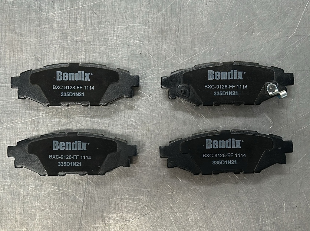 Pastillas traseras cerámicas para Subaru BRZ 2013 Forester 2009 al 2015 Impreza 2008 al 2015 Legacy 2005 al 2014 Outback 2005 al 2014 WRX 2008 al 2015