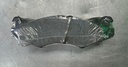 Discos delanteros y pastillas ventilados para Jeep Cherokee Wagoner 1984 a 1989 YJ 1987 a 1989 Comanche 1986 a 1989
