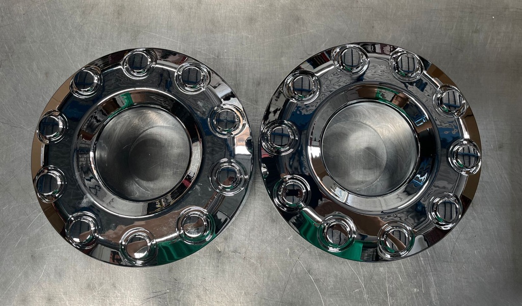 Tapas Centrales de 19.5" para Aros de 10 Tacos de Ford F450 / F550 2005-2016 Super Duty.
