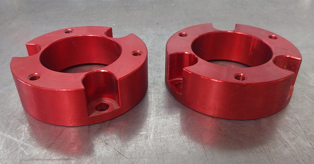 Elevacion delantera de 2 pulgadas para Toyota Tacoma/4Runner/FJ Cruise 2003-2023