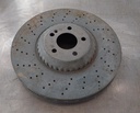 Disco delantero ventilado perforado para Mercedes Benz C300 / C400 2015-2018 diametro: 370mm