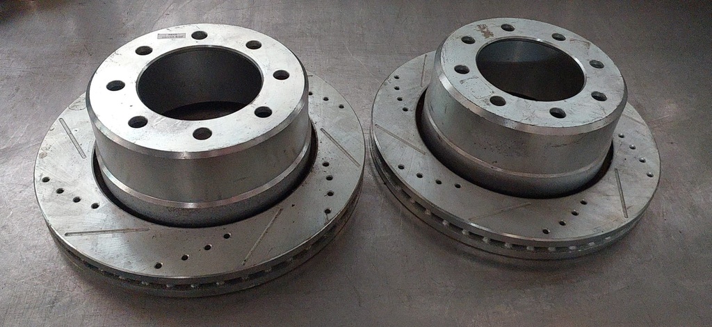Discos traseros perforados ventilados para Dodge Ram 2500 / RAM 3500 2009-2024