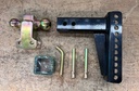 Pegadero ajustable de altura de 8" para pegadero de 2.5"