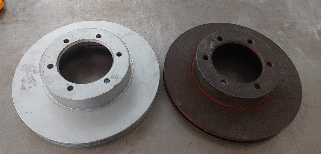 Discos delanteros ventilados solidos para Toyota 4Runner 1992-1998