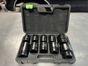 Set de Cubos de impacto 1" para rosca de 21mm hasta 50mm.