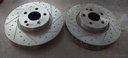 Discos delanteros ventilados ranurados para Mercedes Benz C43 AMG 2017-2022