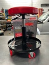 Asiento Rotativo para Mecánica con 300lbs de capacidad de peso y ajuste de altura de 15" a 20".