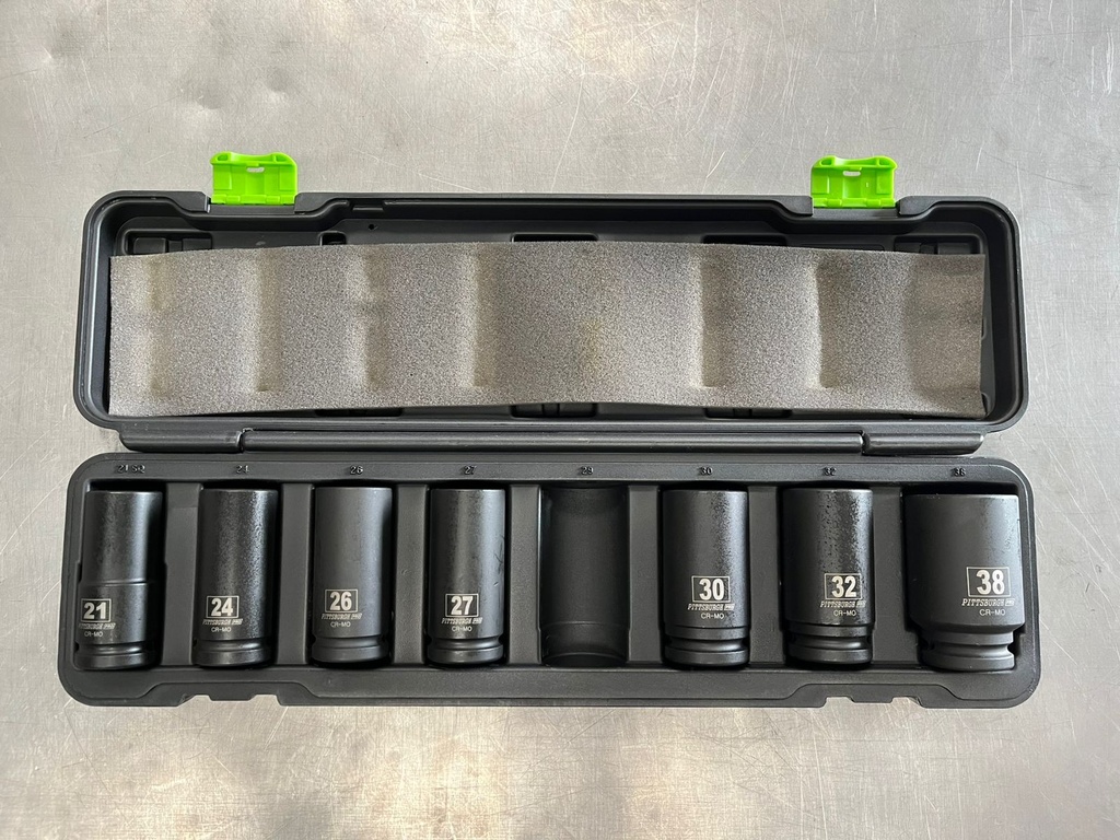 Set de 7 cubos de impacto de 3/4".
