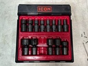 Set de cubos giratorios de 1/2". (13 PIEZAS)