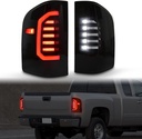 Luces Traseras LED ahumadas para Chevrolet Silverado 1500 / 2500 / 3500 2007-2014.