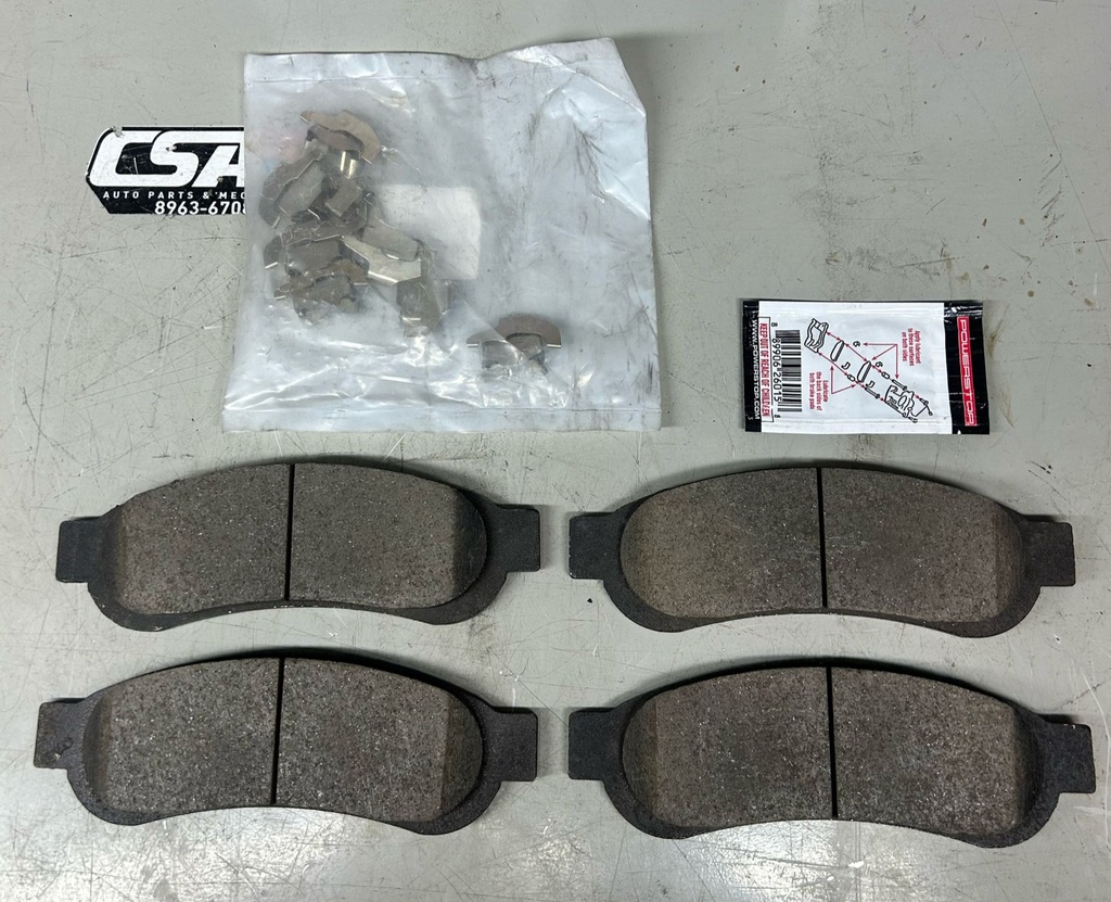 Pastillas cerámicas traseras para Ford F250 Super Duty 2007 al 2010 / F350 Super Duty 2005 al 2010