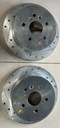 Discos traseros Perforados / Sólidos para Toyota Highlander 2004 al 2007 / Lexus RX330 2004 al 2006 / RX350 2007 al 2009 / RX400H 2006 al 2008 diámetro: (290mm)