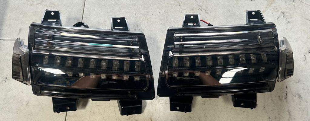 Luces LED DRL Secuenciales de Señal para Fender Flares de Jeep Wrangler JL Rubicon 2018 al 2023 / Jeep JT Gladiador 2020 al 2023