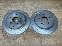 Discos Traseros Perforados para CRV 2005-2016 / Acura RDX 2007-2018.